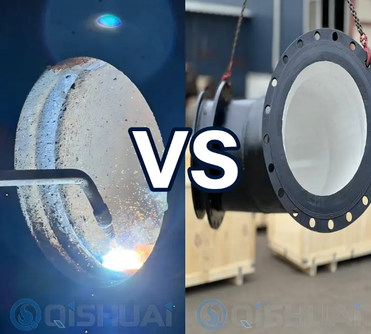 Ang Malalim na Pagsusuri ni Shandong Qishuai: Gabay sa Pagpili para sa Chromium Carbide Overlay Pipes at Alumina Ceramic Lined Pipes, Angkop para sa High-Abrasion na Kondisyon sa Lahat ng Industriya