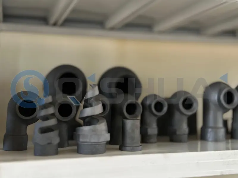 Sinusuportahan ng Shandong Qishuai silicon carbide desulphurization nozzle ang mahusay at environment friendly na pang-industriya na operasyon