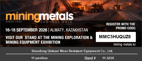 Shandong Qishuai Wear-resistant Equipment para Dumalo sa MININGWORLD CENTRAL ASIA 2026 sa Almaty